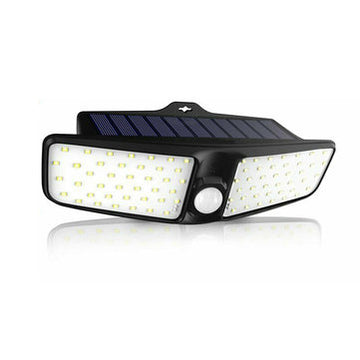 outdoor solar security wall light